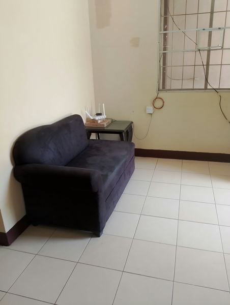 Living area with sofa